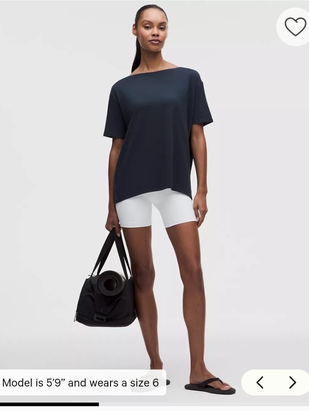 Lululemon Back In Action Short Sleeve Size 10